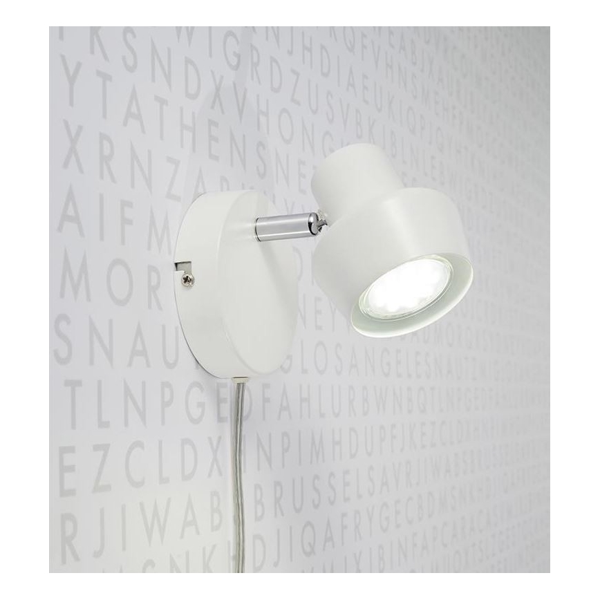 Markslöjd 106083 - Sieninis šviestuvas URN 1xGU10/35W/230V baltas