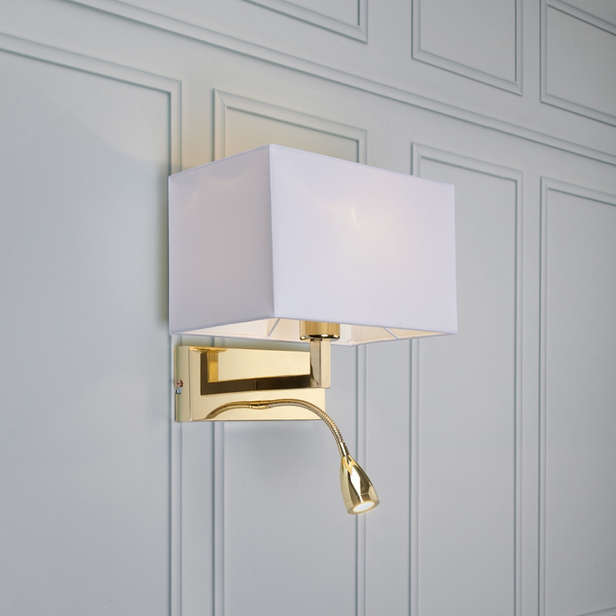 Markslöjd 106308 - LED sieninis šviestuvas SAVOY LED/3W+E27/60W/230V