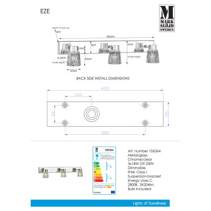 Markslöjd 106364 - Pritemdomi sieniniai šviestuvai EZE 3xG9/18W/230V