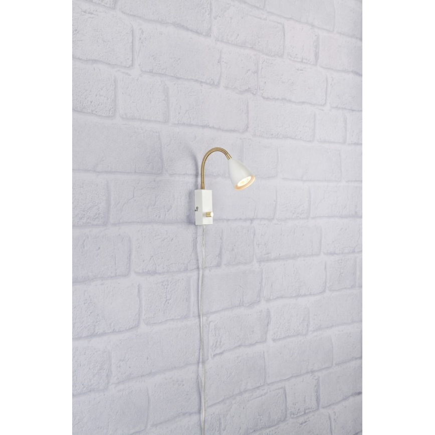 Markslöjd 106588 - Pritemdomas sieninis šviestuvas CIRO 1xGU10/7W/230V baltas