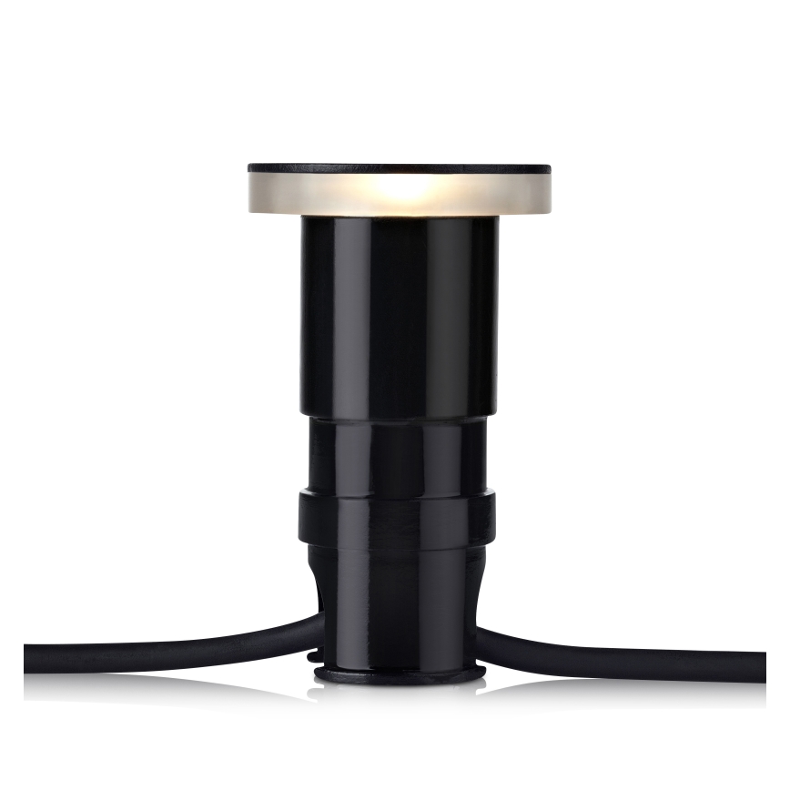 Markslöjd 106935 - LED lauko įleidžiamasis šviestuvas GARDEN24 LED/3W/24V IP44 juodas