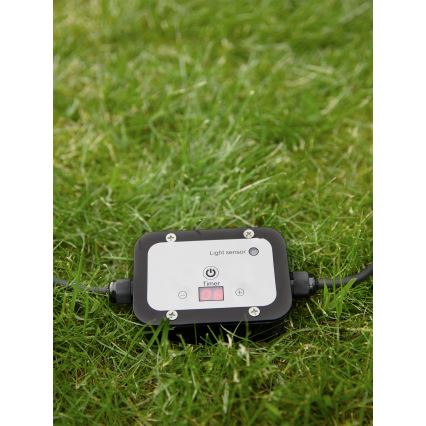 Markslöjd 106936 - Sutemų jutiklis su laikmačiu GARDEN24 24V IP44