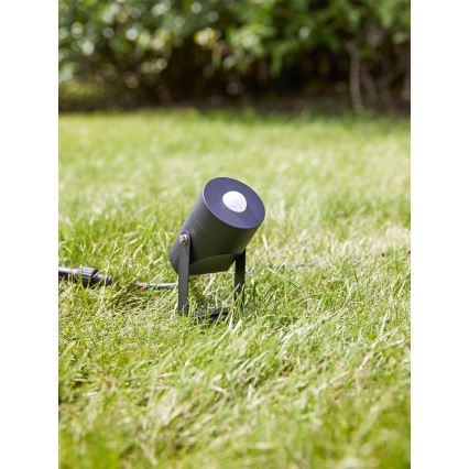 Markslöjd 106940 - Lauko judesio ir sutemų PIR GARDEN24 IP44 juoda