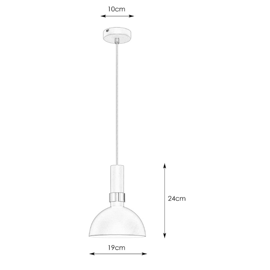 Markslöjd 106974 - Sietynas, kabinamas ant virvės LARRY 1xE27/60W/230V