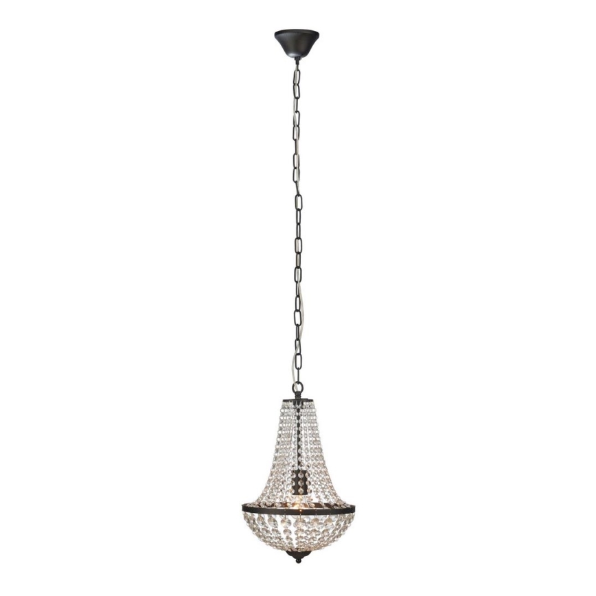 Markslöjd 107026 - Krištolinis sietynas, kabinamas ant grandinės GRÄNSÖ 1xE27/60W/230V