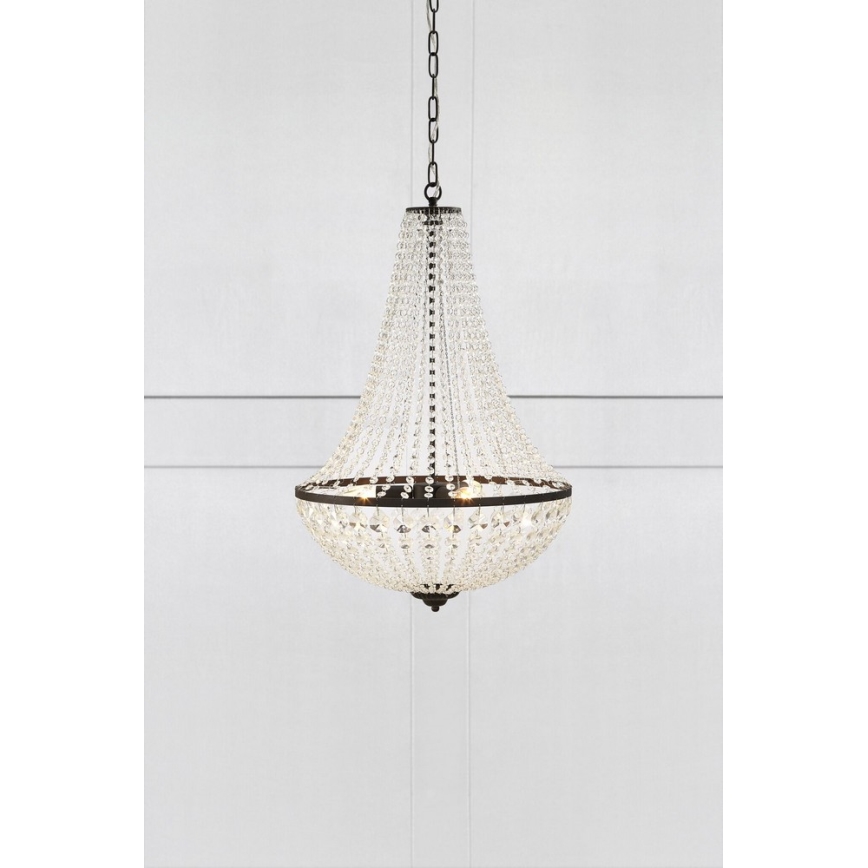 Markslöjd 107028 - Krištolinis sietynas, kabinamas ant grandinės GRÄNSÖ 3xE14/40W/230V
