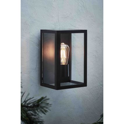 Markslöjd 107113 - Lauko sieninis šviestuvas PELHAM 1xE27/60W/230V IP44 juoda