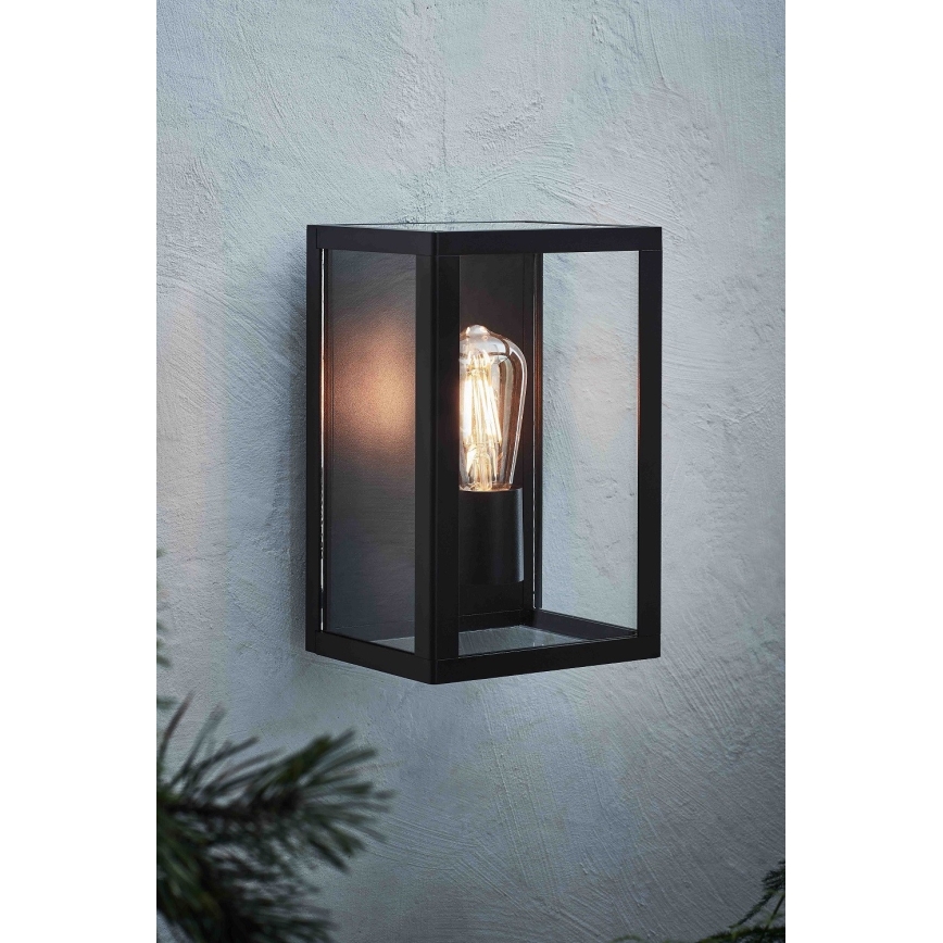 Markslöjd 107113 - Lauko sieninis šviestuvas PELHAM 1xE27/60W/230V IP44 juoda