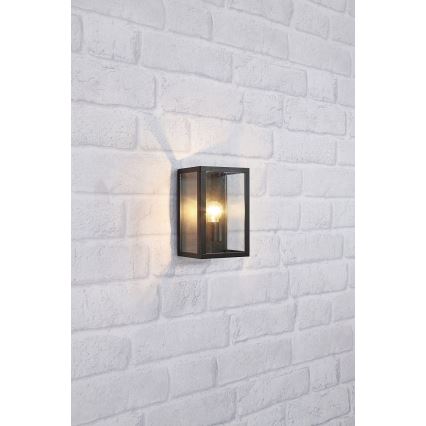 Markslöjd 107113 - Lauko sieninis šviestuvas PELHAM 1xE27/60W/230V IP44 juoda