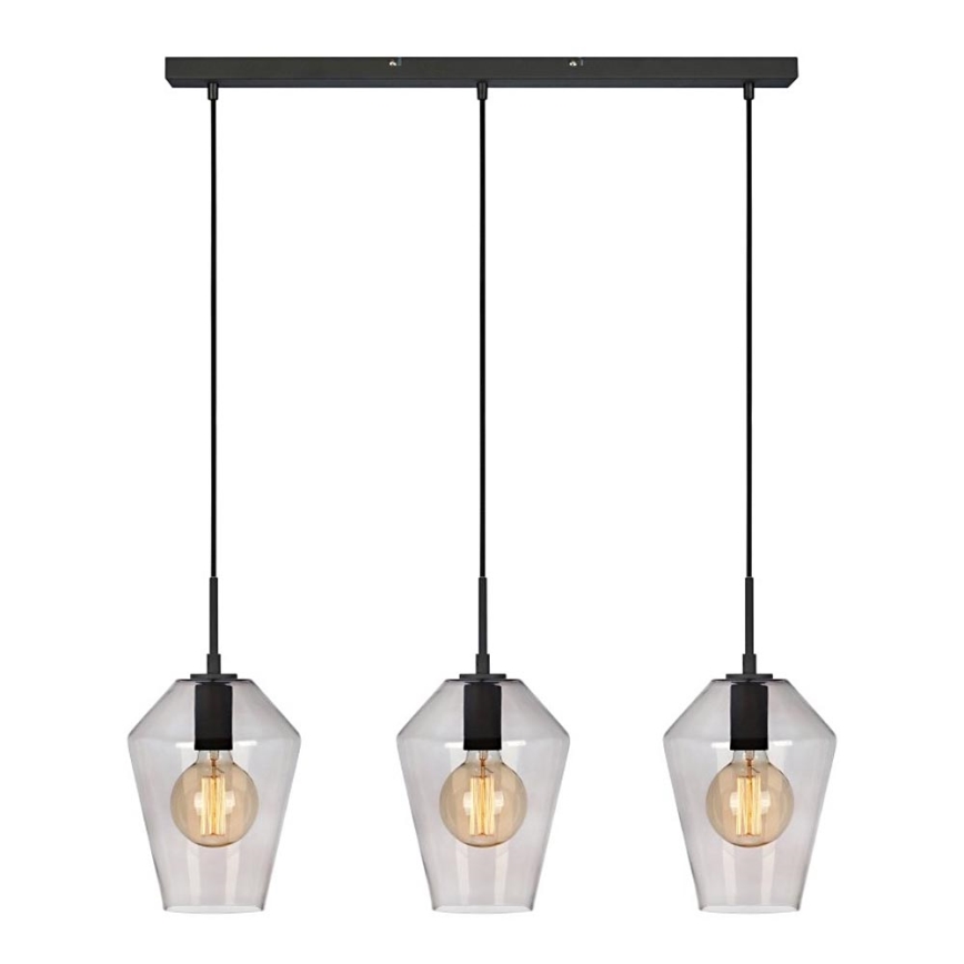 Markslöjd 107132 - Sietynas, kabinamas ant virvės RETRO 3xE27/60W/230V