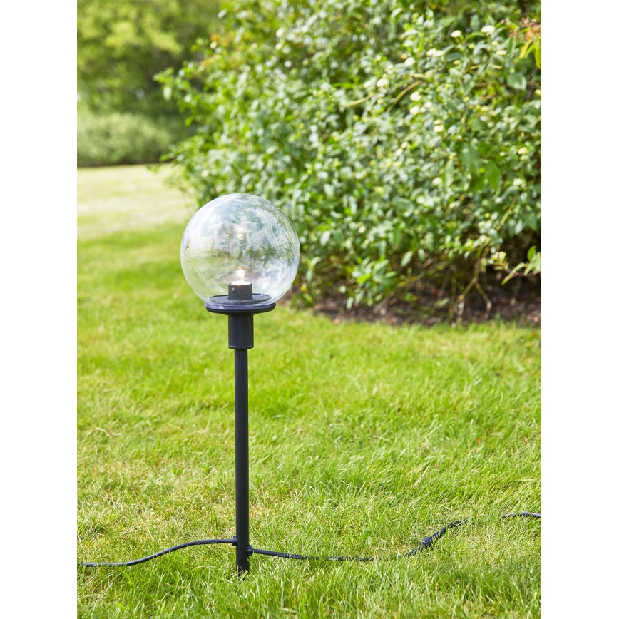 Markslöjd 107283 - LED Lauko šviestuvas GARDEN24 LED/3W/24V 60 cm IP44 juodas/skaidrus