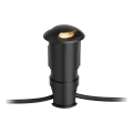 Markslöjd 107289 - LED lauko įleidžiamas šviestuvas GARDEN24 LED/0,8W/24V IP44 juodas