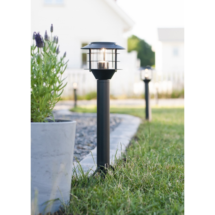Markslöjd 107290 - LED lauko šviestuvas GARDEN 24 LED/3W/24V 45 cm IP44 juoda