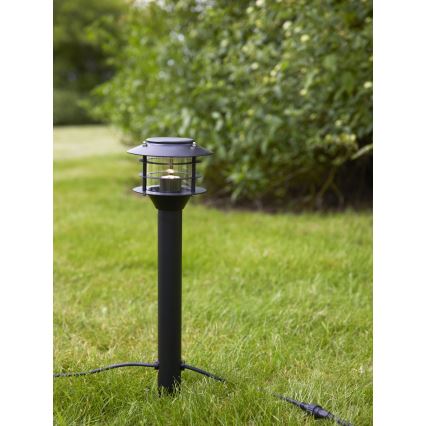 Markslöjd 107290 - LED lauko šviestuvas GARDEN 24 LED/3W/24V 45 cm IP44 juoda