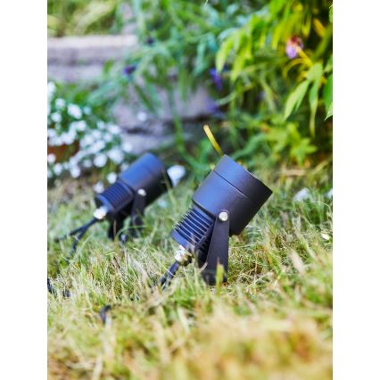 Markslöjd 107291 - LED lauko šviestuvas GARDEN24 LED/15W/24V IP44 juodas