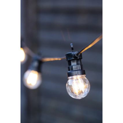 Markslöjd 107292 - LED Dekoratyvinė lauko girlianda GIRLIANDA GARDEN 10xLED 5,5m IP44