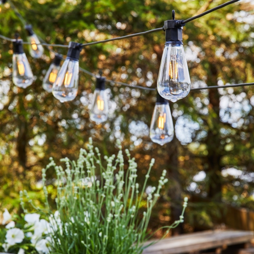 Markslöjd 107293 - LED Dekoratyvinė lauko girlianda GIRLIANDA GARDEN 10xLED 5,5m IP44