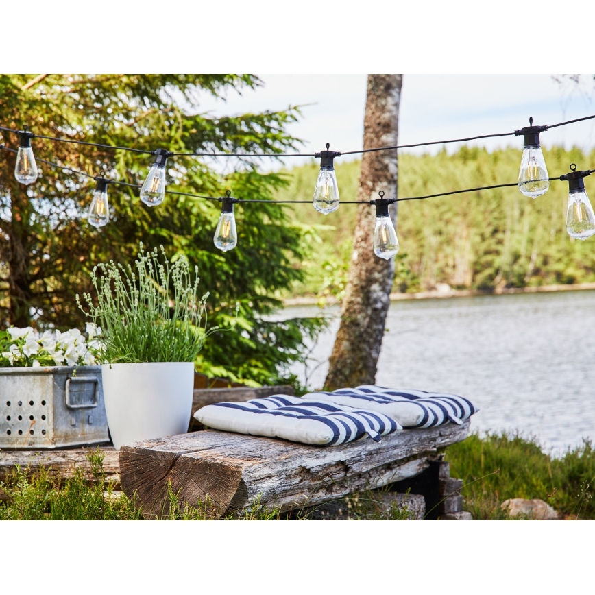 Markslöjd 107293 - LED Dekoratyvinė lauko girlianda GIRLIANDA GARDEN 10xLED 5,5m IP44