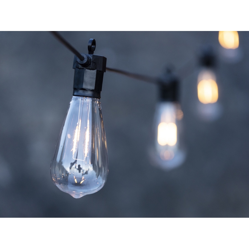 Markslöjd 107293 - LED Dekoratyvinė lauko girlianda GIRLIANDA GARDEN 10xLED 5,5m IP44