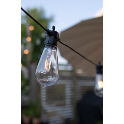 Markslöjd 107293 - LED Dekoratyvinė lauko girlianda GIRLIANDA GARDEN 10xLED 5,5m IP44