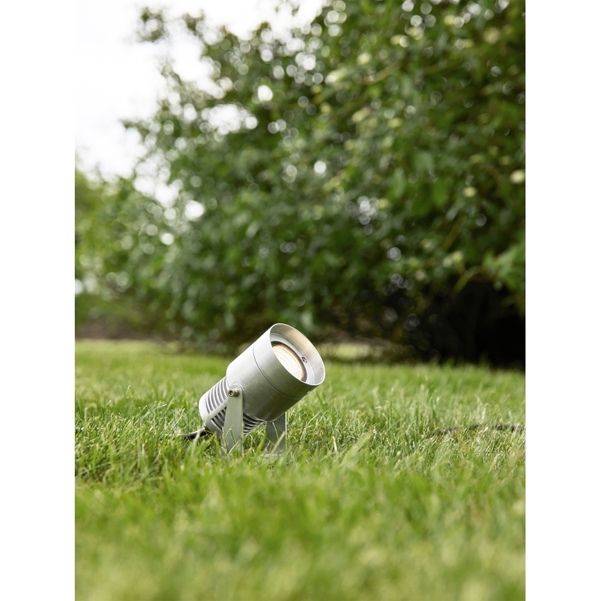 Markslöjd 107714 - LED lauko šviestuvas GARDEN24 LED/6W/24V IP44 matinis chromas