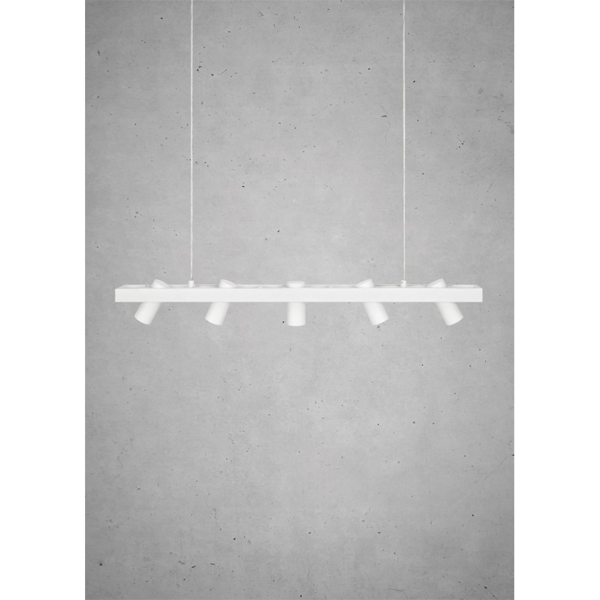Markslöjd 107783 - Sietynas, kabinamas ant virvės TORINO 5xGU10/7W/230V