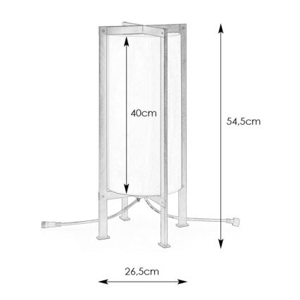 Markslöjd 107987 - LED Lauko šviestuvas GARDEN24 LED/6W/24V 54 cm IP44 juoda