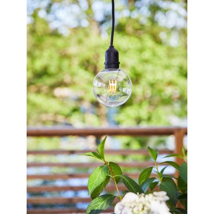 Markslöjd 107989 - lauko LED pakabinamas šviestuvas GARDEN24 LED/2,86W/24V IP44 juodas/skaidrus