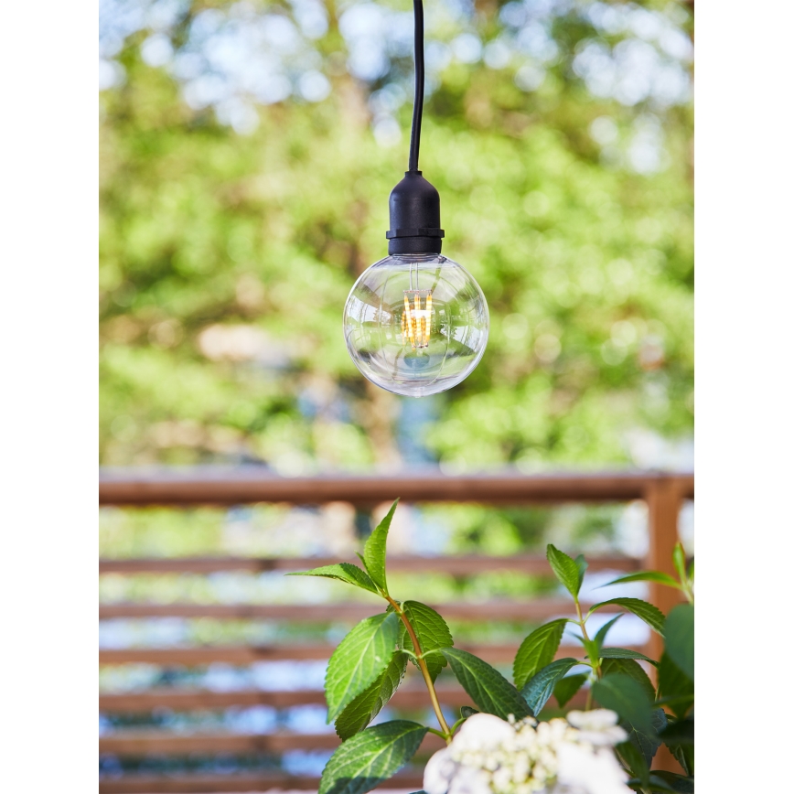 Markslöjd 107989 - lauko LED pakabinamas šviestuvas GARDEN24 LED/2,86W/24V IP44 juodas/skaidrus