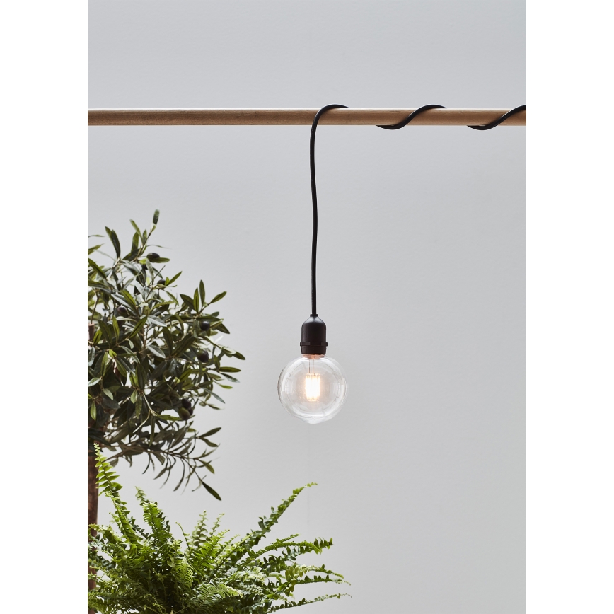 Markslöjd 107989 - lauko LED pakabinamas šviestuvas GARDEN24 LED/2,86W/24V IP44 juodas/skaidrus