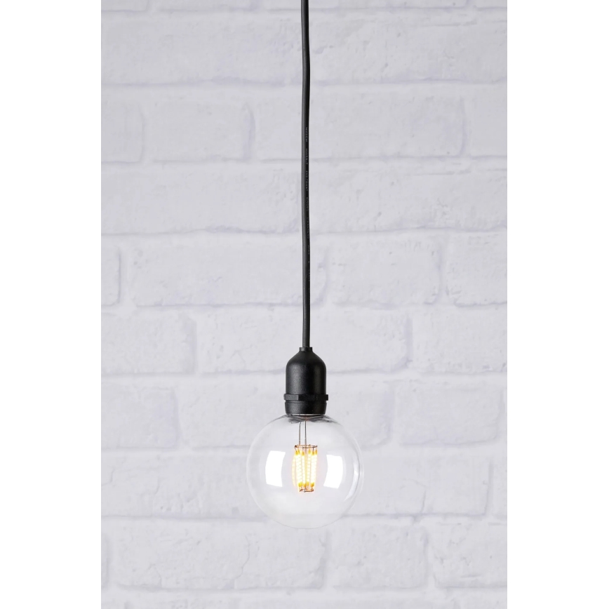 Markslöjd 107989 - lauko LED pakabinamas šviestuvas GARDEN24 LED/2,86W/24V IP44 juodas/skaidrus