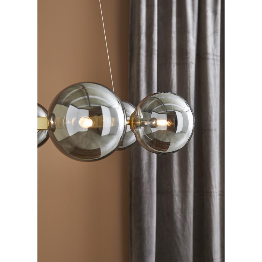 Markslöjd 108050 - Pakabinamas sietynas CIRCLE 6xG9/20W/230V aukso spalva