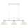 Markslöjd 108075 - Pakabinamas sietynas KLINT 3xE14/40W/230V baltas