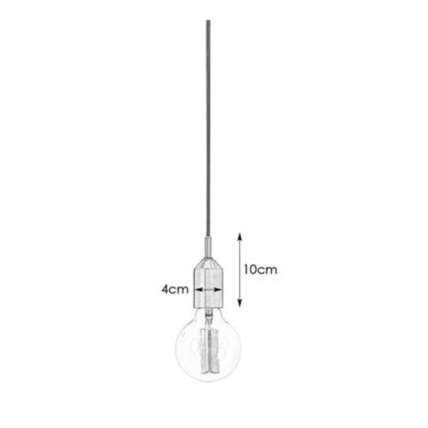 Markslöjd 108098 - Pakabinamas sietynas BRONX 1xE27/60W/230V bronzos