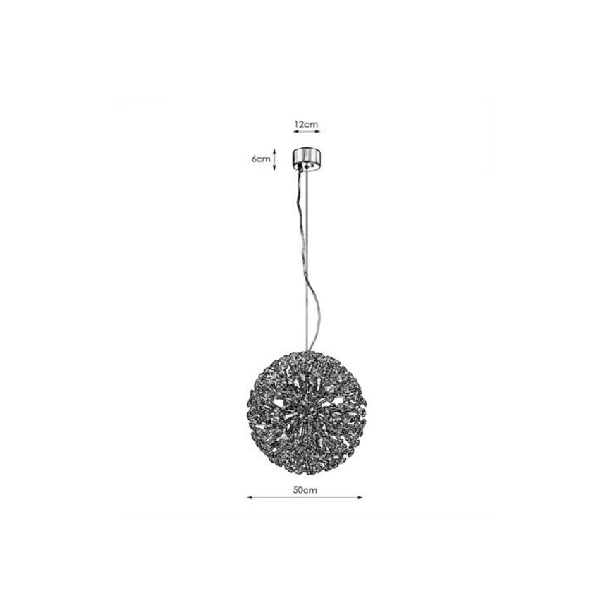 Markslöjd 108101 - Krištolinis pakabinamas sietynas BOLID 9xG9/20W/230V
