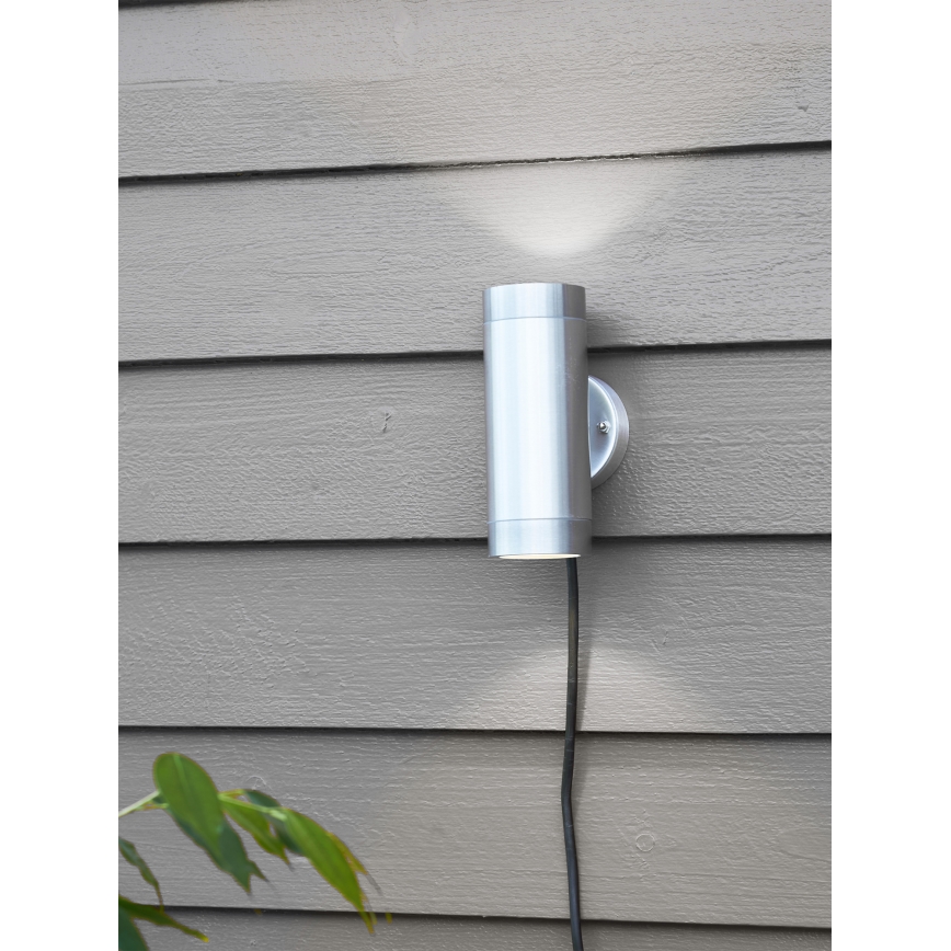 Markslöjd 108170 - LED lauko sieninis šviestuvas GARDEN24 2xLED/3W/24V IP44 matinis chromas