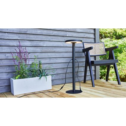 Markslöjd 108173 - LED lauko šviestuvas GARDEN24 LED/5W/24V 75 cm IP44 juoda