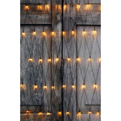Markslöjd 108178 - LED lauko kalėdinė užuolaida GARDEN24 160xLED/4W/24V 2x2m šiltai balta