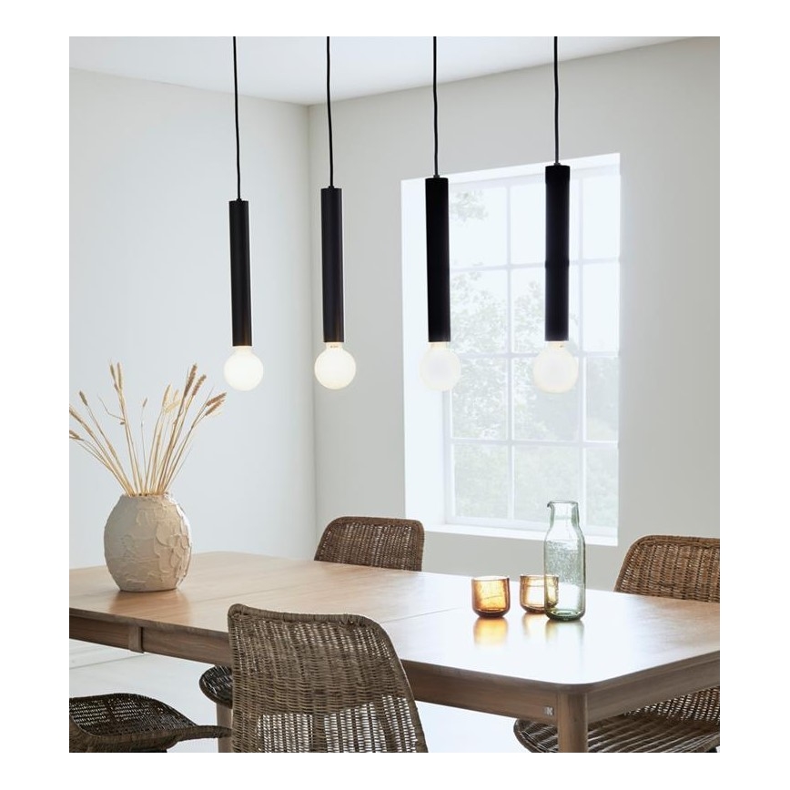 Markslöjd 108264 - Pakabinamas sietynas SENCILLO 4xE27/40W/230V juodas