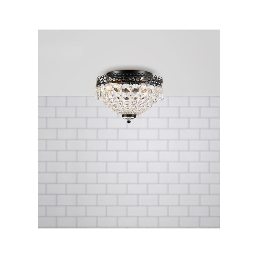 Markslöjd 108424 - Lubinis šviestuvas JOLINE 2xE14/40W/230V juodas