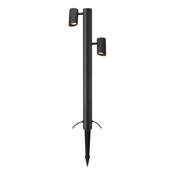 Markslöjd 108486 - LED lauko šviestuvas GARDEN24 2xLED/6W/24V 80 cm IP44 juodas