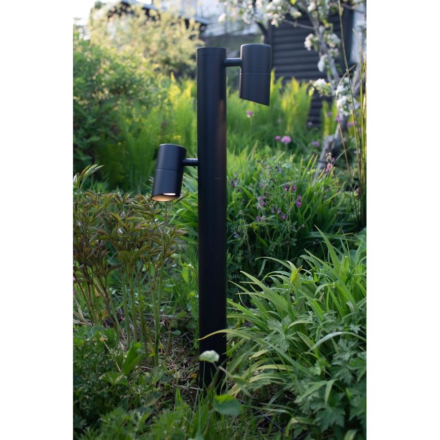 Markslöjd 108486 - LED lauko šviestuvas GARDEN24 2xLED/6W/24V 80 cm IP44 juodas