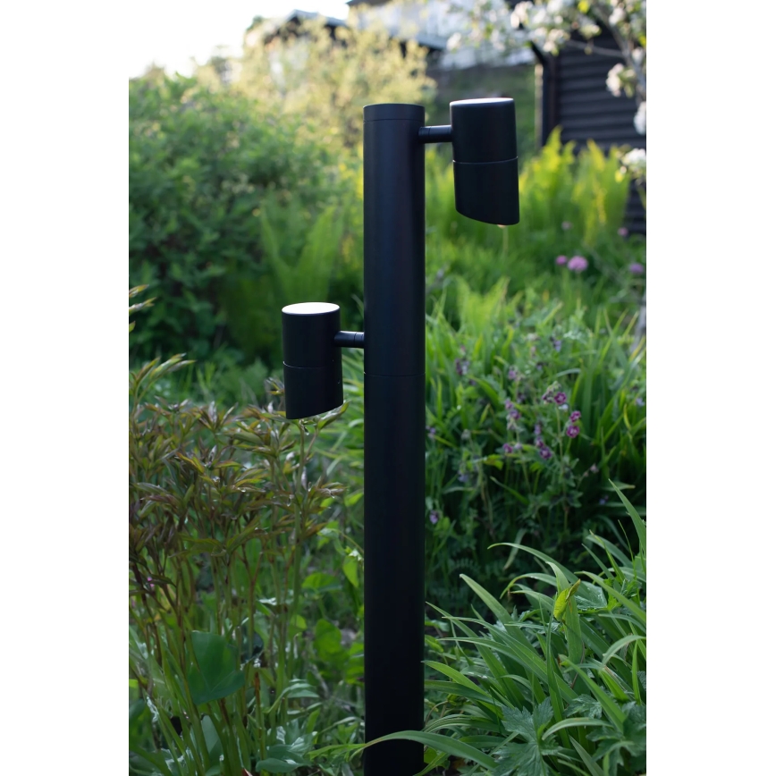 Markslöjd 108486 - LED lauko šviestuvas GARDEN24 2xLED/6W/24V 80 cm IP44 juodas