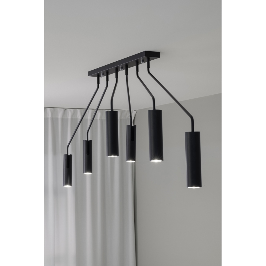 Markslöjd 108508 - Akcentinis šviestuvas RAMUS 6xGU10/25W/230V juodas