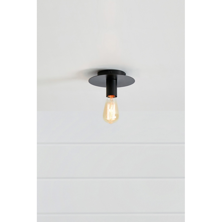 Markslöjd 108540 – Lubinis šviestuvas PIATTO 1xE27/40W/230V juodas