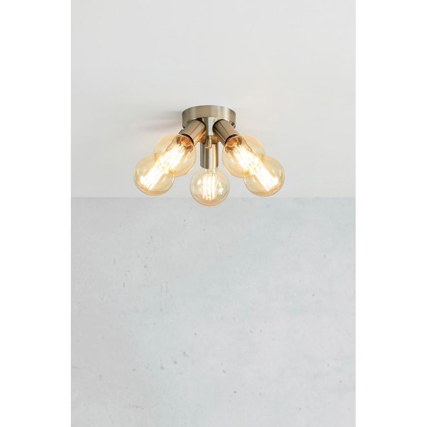 Markslöjd 108554 – Lubinis šviestuvas MAZZO 5xE27/40W/230V matinis chromas