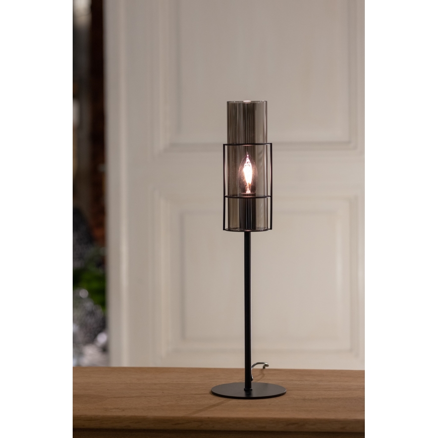 Markslöjd 108559 - Stalinė lempa TUBO 1xE14/40W/230V 50 cm juoda