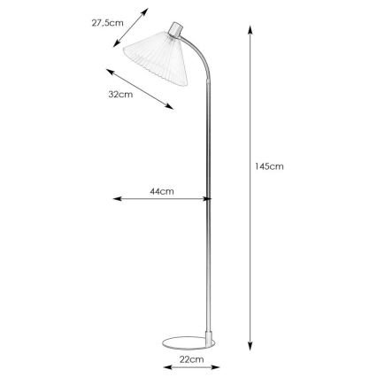 Markslöjd 108568 - Toršeras MIRA 1xE27/40W/230V juodas