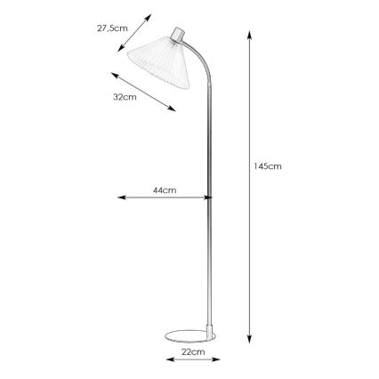 Markslöjd 108569 - Toršeras MIRA 1xE27/40W/230V aukso