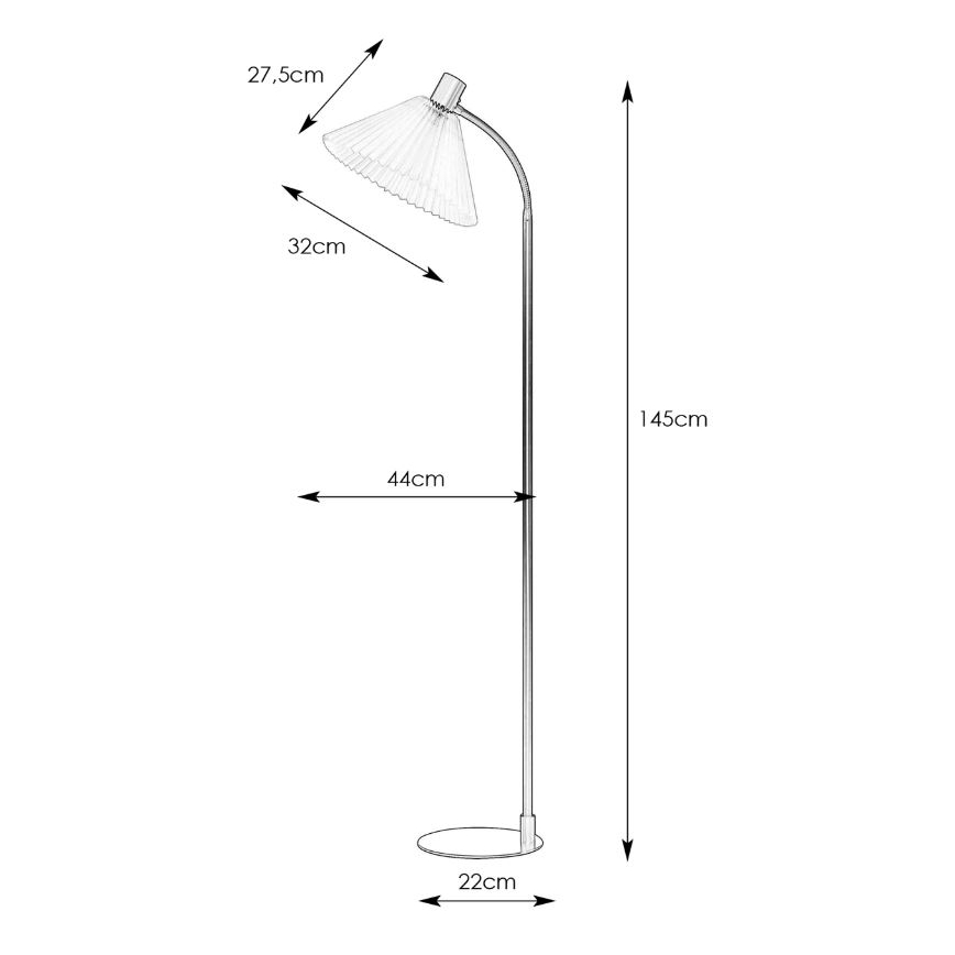 Markslöjd 108569 - Toršeras MIRA 1xE27/40W/230V aukso
